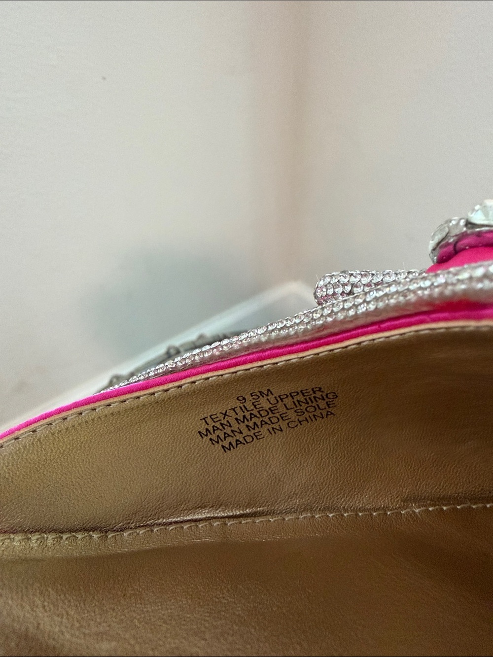 Lilly Pulitzer Hot Pink Satin Slingback Heels with Crystal Bow - Picture 12 of 12